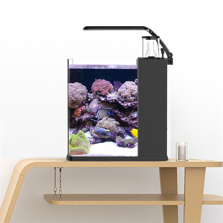 Marine Aquarium Cube - กล่องอุปกรณ์กรองน้ำทะเลขนาดเล็ก Skynuo Ultra Clear Glass สำหรับตู้ปลาทะเลขนาด