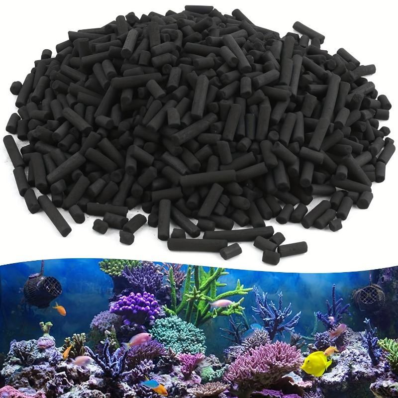 Aquael Filter Fzn - ตัวกรองคาร์บอนสำหรับตู้ปลา300ก. อุปกรณ์กรองตู้ปลาสำหรับของตกแต่งตู้ปลาพร้อมถุงตาข่าย