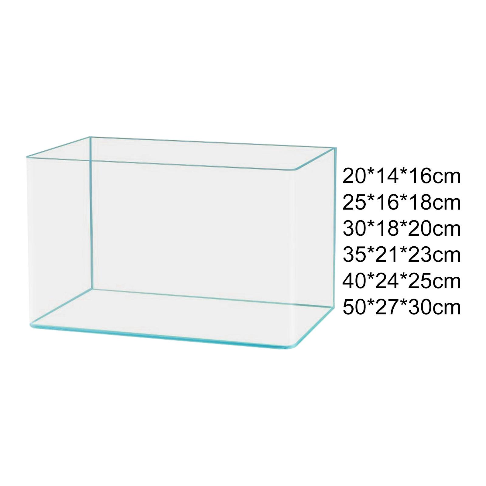 Marine Aquarium Glass Cleaner - ตู้ปลาแก้วใส ตกแต่งง่าย ทำความสะอาดง่าย สไตล์มินิมอล สำหรับตั้งโต๊ะ เหมาะสำหรับเลี้ยงเต่า