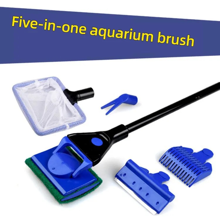 Marine Aquarium Glass Cleaner - EW ถังปลาทำความสะอาดแปรง Aquarium เครื่องมือตกปลา Aquatic Grass