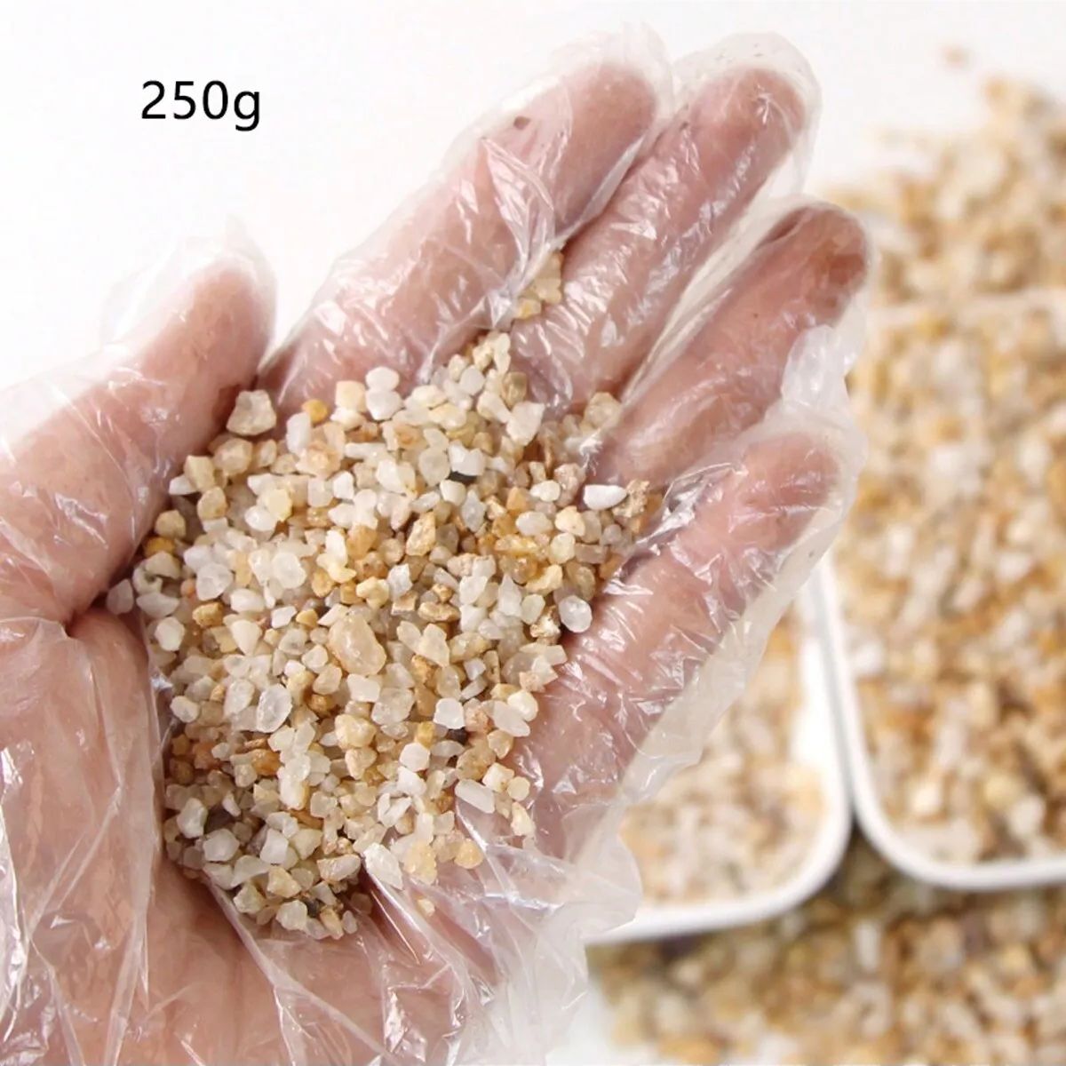 1 pc-250g คริสตัลธรรมชาติกรวดห - Aquarium Marine Sand บทวิจารณ์และราคา