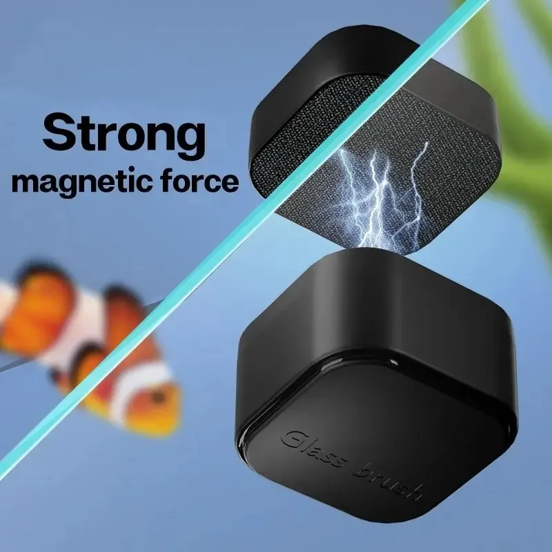 มินิสแควร์แปรงแม่เหล็ก Aquariu - Marine Aquarium Glass Cleaner บทวิจารณ์และราคา