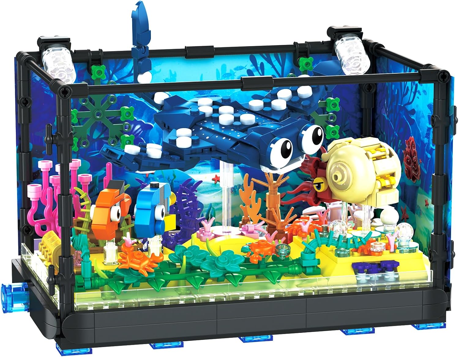 ชุดสร้างตู้ปลา - ของเล่นตู้ปลา - Marine Aquarium Cube บทวิจารณ์และราคา