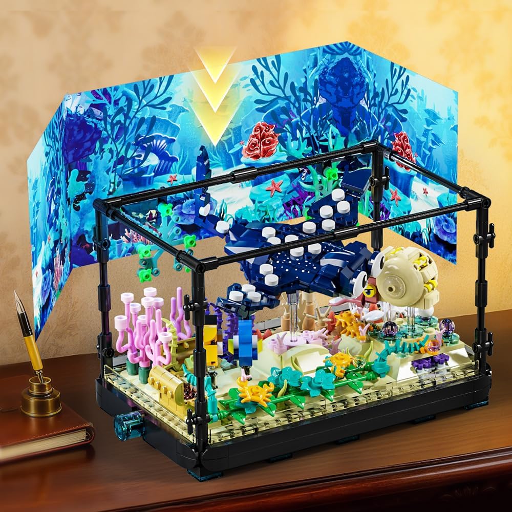 ชุดสร้างตู้ปลา - ของเล่นตู้ปลา - Marine Aquarium Cube บทวิจารณ์และราคา