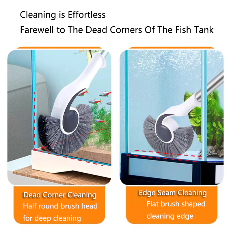 แปรงทำความสะอาดพลาสติกที่ทนทาน - Marine Aquarium Glass Cleaner บทวิจารณ์และราคา