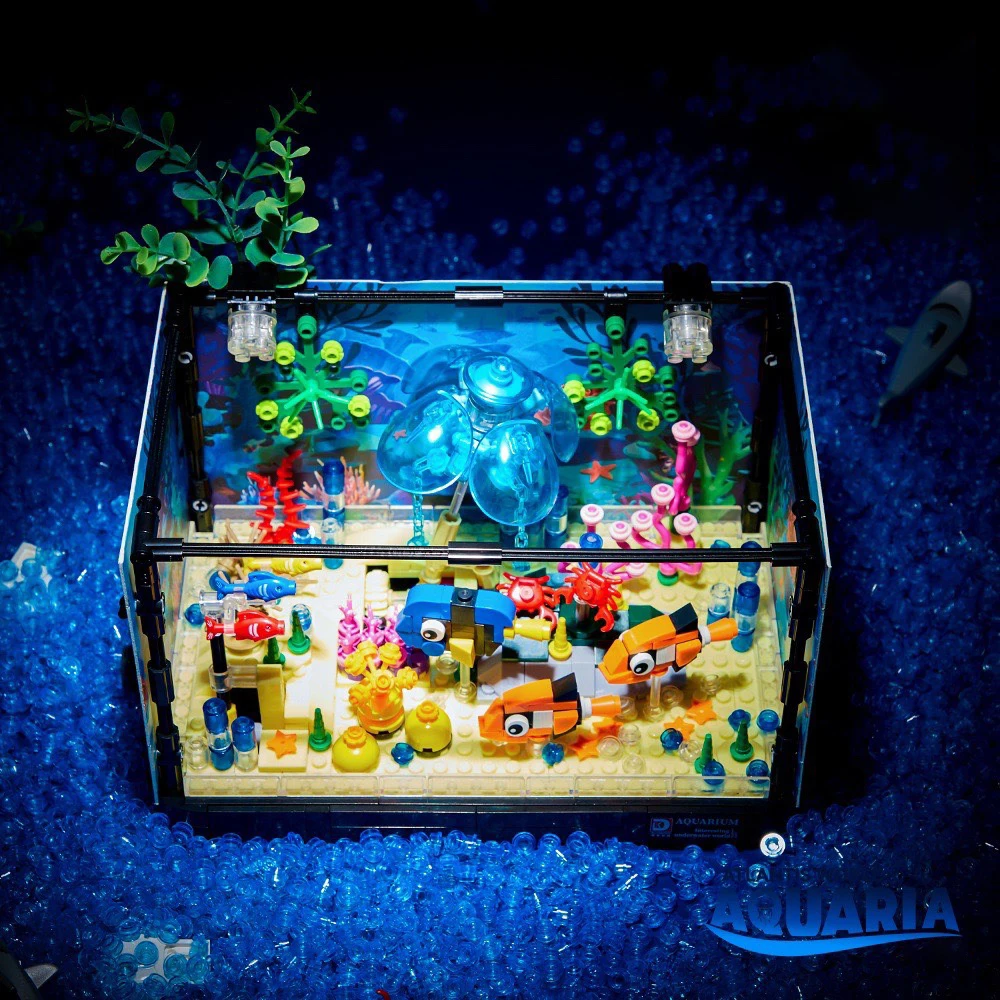 ชุดตัวต่อสร้างสรรค์รูปสัตว์ทะเ - Marine Aquarium Cube บทวิจารณ์และราคา