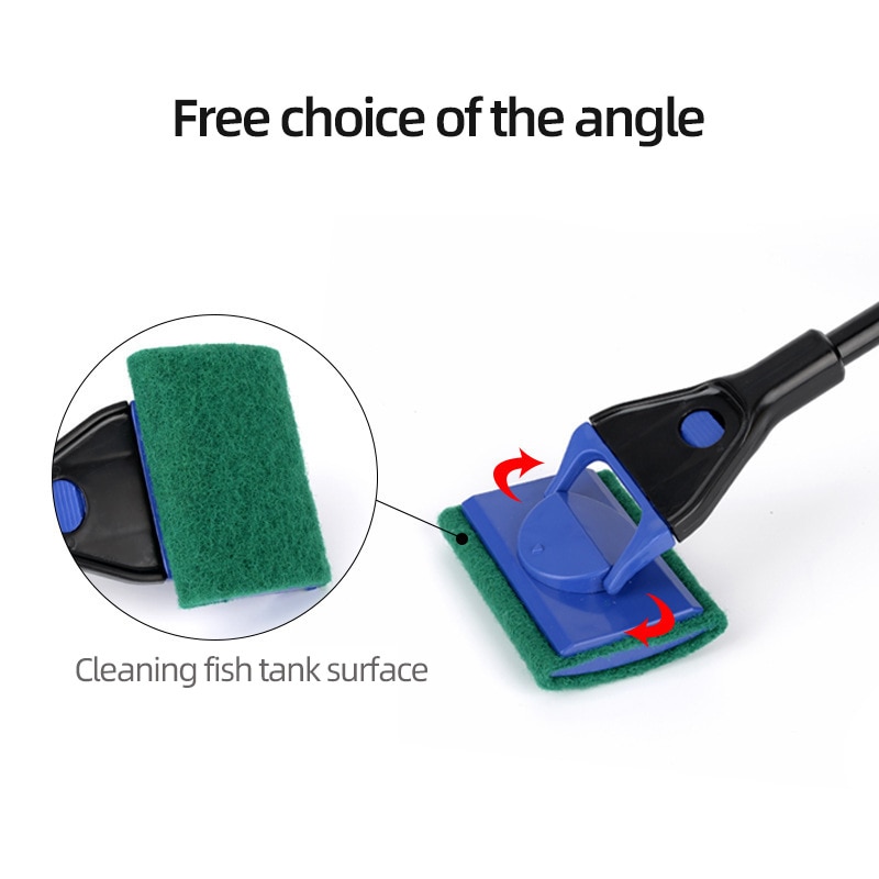 EW ถังปลาทำความสะอาดแปรง Aquar - Marine Aquarium Glass Cleaner บทวิจารณ์และราคา