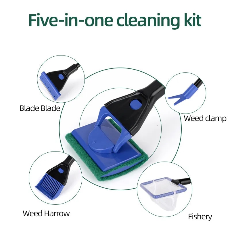 EW ถังปลาทำความสะอาดแปรง Aquar - Marine Aquarium Glass Cleaner บทวิจารณ์และราคา
